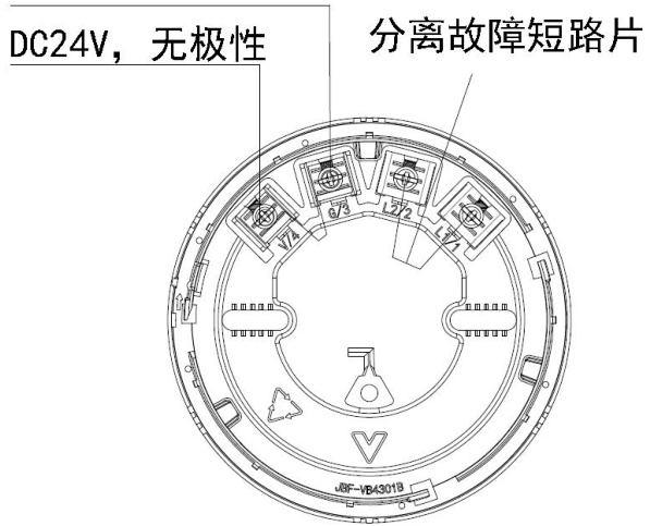 文件:JBF-W1171火灾声光警报器 图 2 端子图.jpg