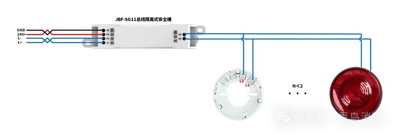 文件:JBF5174-Ex火灾声光报警器配备JBF-SG11总线隔离式安全栅.jpg