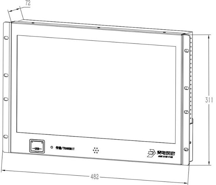文件:JBF5203消防控制室图形显示装置 外形尺寸.jpg