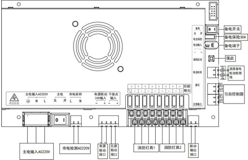 文件:J-D-0.5KVA-02P 500W应急照明集中电源 接线示意.jpg