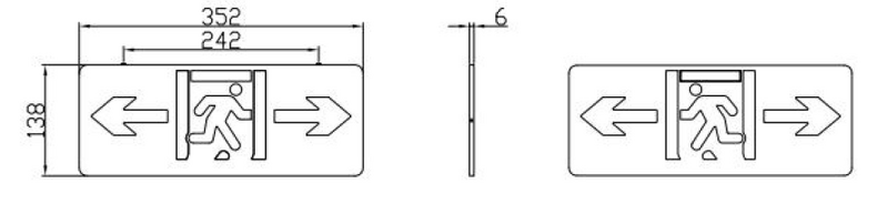文件:彩钢12系列控制型消防应急标志灯 双面外形.png
