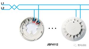 点型家用感温火灾探测器（A2R）JBF4112接线图