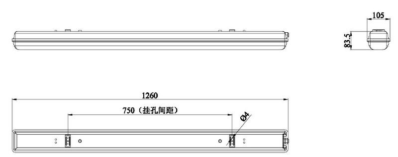 文件:J-ZFZC-E24W-16Z8DA （双支三防支架）自带电条管灯 尺寸.png